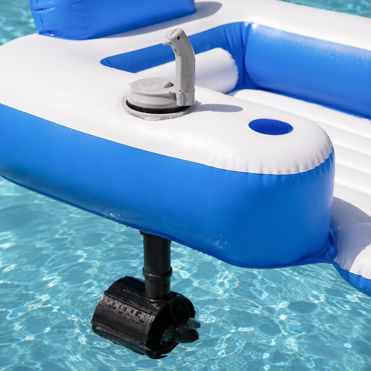 Rechargeable Motorized Pool Lounger - View 4