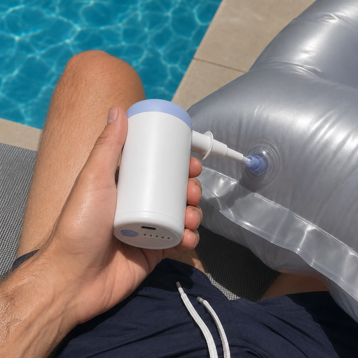 Rechargeable Portable Air Pump - View 9