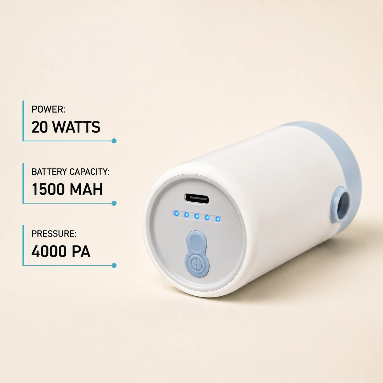 Rechargeable Portable Air Pump - View 7