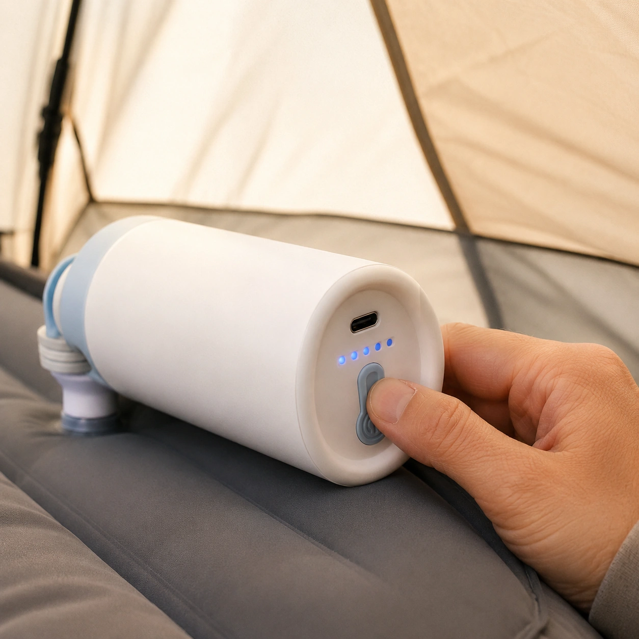 Rechargeable Portable Air Pump - View 1 hover